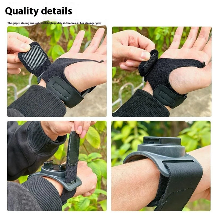 FLW070 360 Degree Rotation Camera Holder Wrist Palm Strap Mount for Skydiving / Cycling - 7