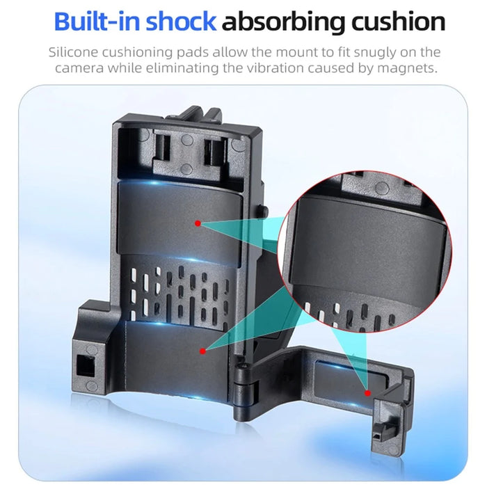 STARTRC 12150099 For DJI Osmo Pocket 3 Magnetic Mount Bracket Foldable 180° Adjustable Camera Stand - 5