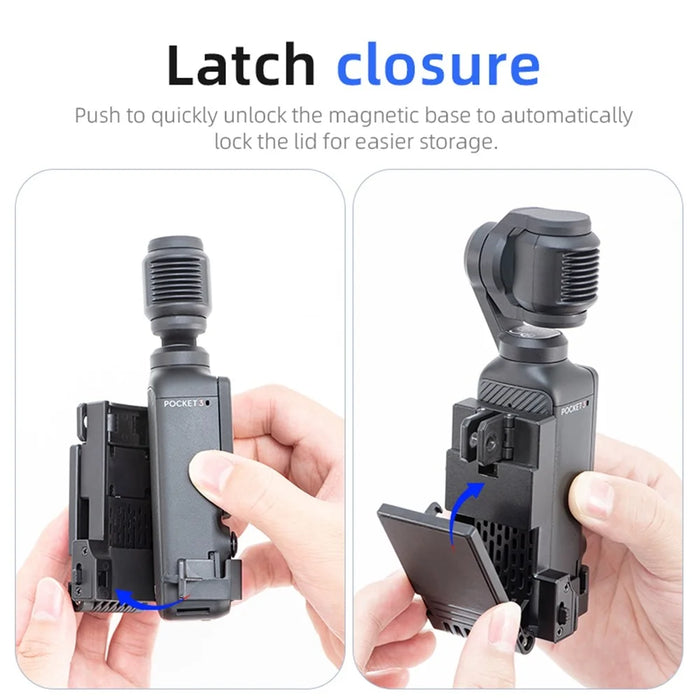 STARTRC 12150099 For DJI Osmo Pocket 3 Magnetic Mount Bracket Foldable 180° Adjustable Camera Stand - 7