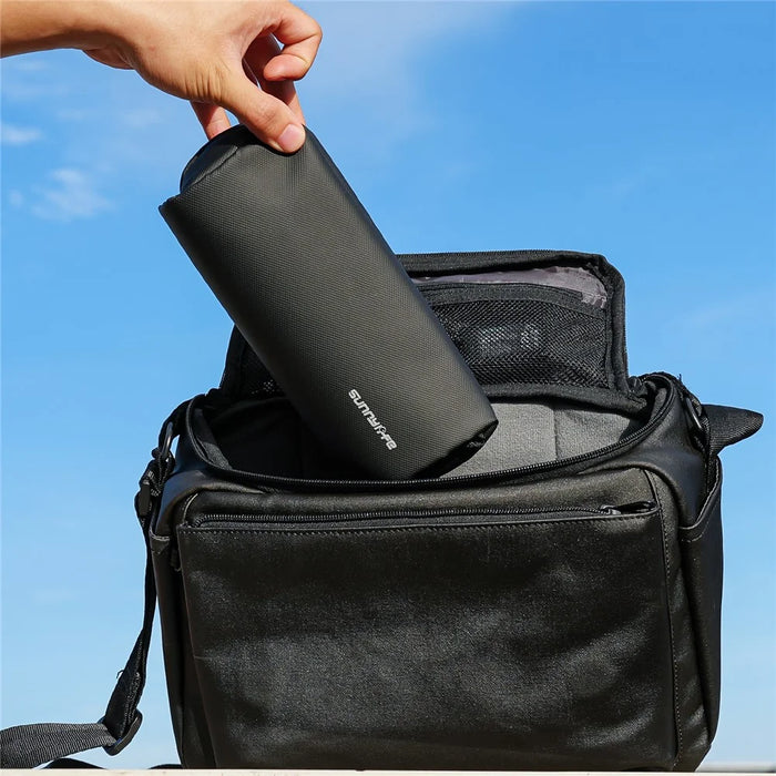 SUNNYLIFE B018 Universal Soft Case for Action Cameras Storage Bag Travel Organizer with Shoulder Strap - Black - 5