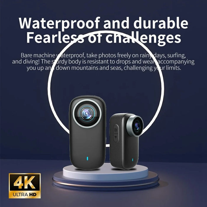 M11 Pets 4K HD Portable Magnetic Camera with Screen Clip-On Thumb Action Cam Recorder - 7