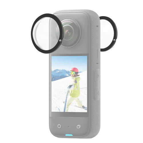 PULUZ PU806B 2Pcs for Insta360 X3 Panoramic Lens Protector Anti-Scratch Impact Resistant HD Lens Guard - 1