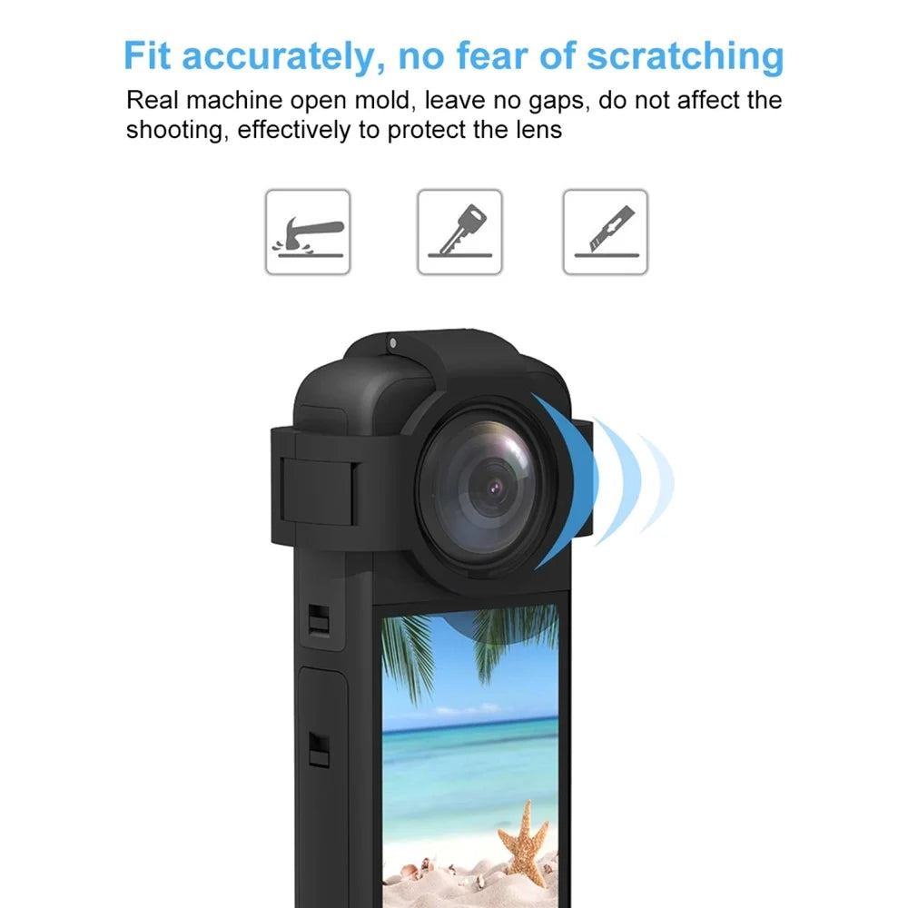 PULUZ PU811 For Insta360 X3 Lens Protector High Transparency Scratch Resistant PC Lens Cover - 2