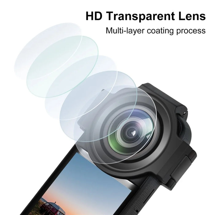 PULUZ PU819 For Insta360 X3 Optical Tempered Glass Lens Protector 9H Hardness Anti Scratch Lens Cover - 5