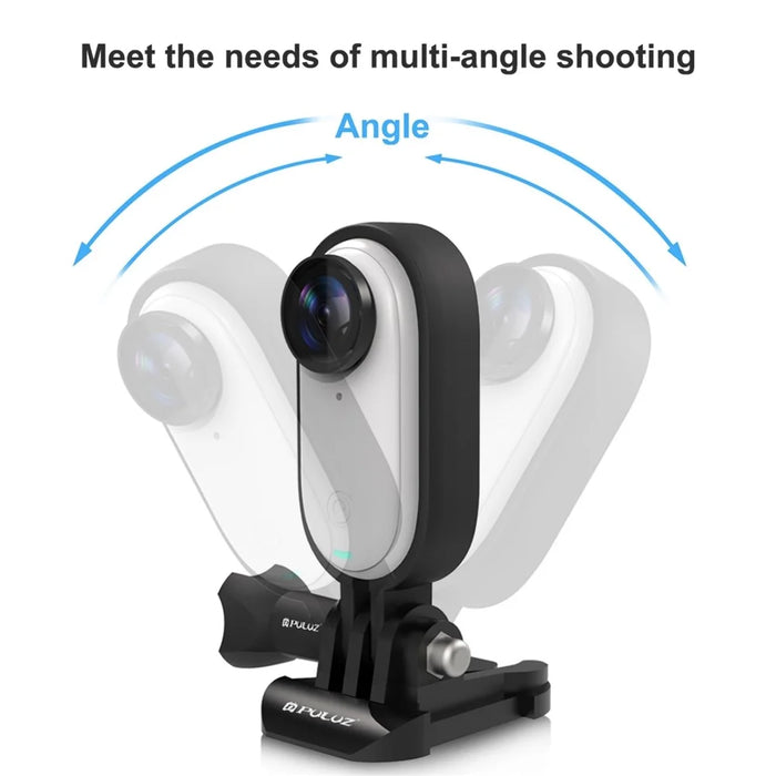 PULUZ PU872B For Insta360 GO 3 / 3S Protective Frame Angle Adjustable Plastic Shell - 4