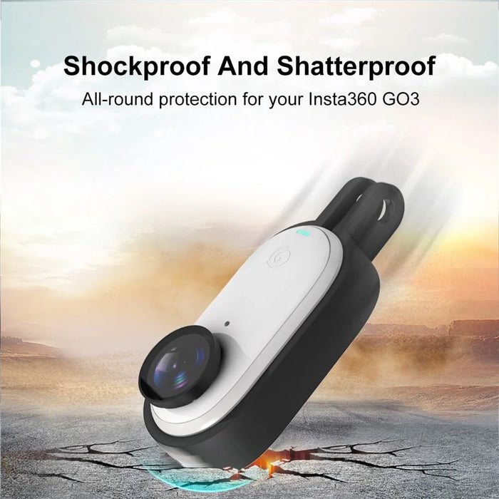 PULUZ PU872B For Insta360 GO 3 / 3S Protective Frame Angle Adjustable Plastic Shell - 5
