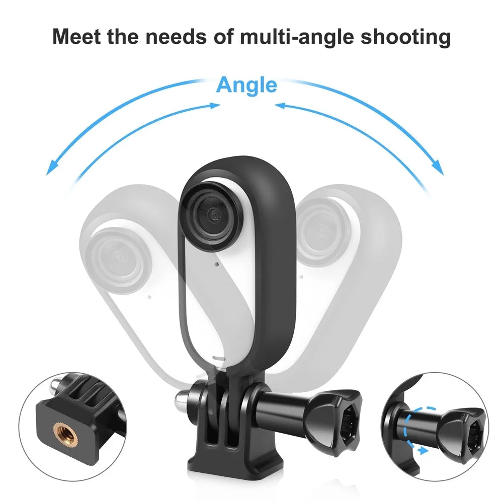 PULUZ PU880B For Insta360 GO 3 / 3S Protective Frame with 1 / 4 Screw Hole Adapter Expansion Accessory - 4