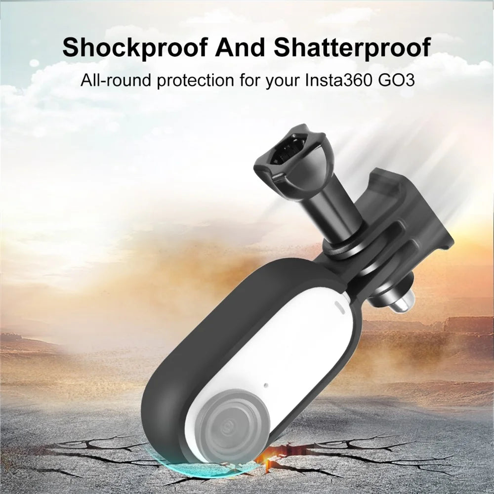 PULUZ PU880B For Insta360 GO 3 / 3S Protective Frame with 1 / 4 Screw Hole Adapter Expansion Accessory - 6