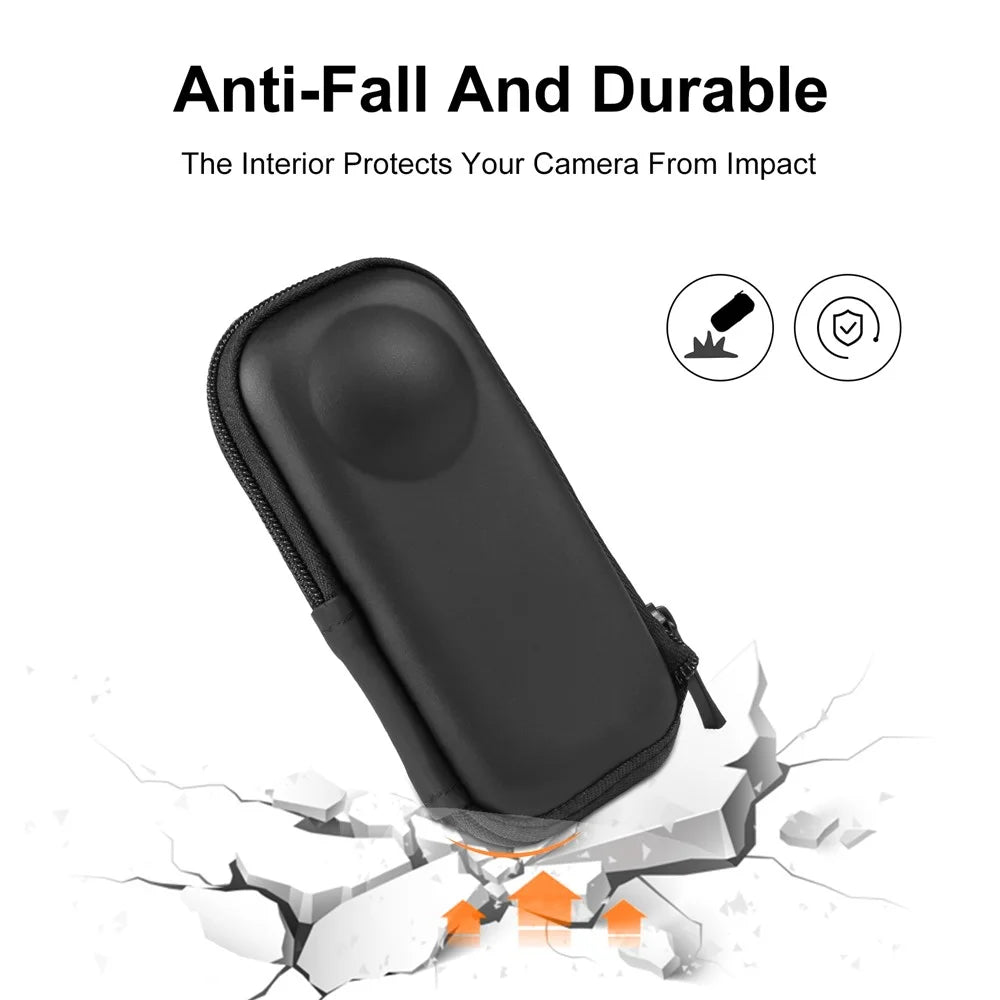 PULUZ PU821B For Insta360 X3 / X4 Air / ONE X2 Camera Storage Case Waterproof PU Leather Protective Bag - 2