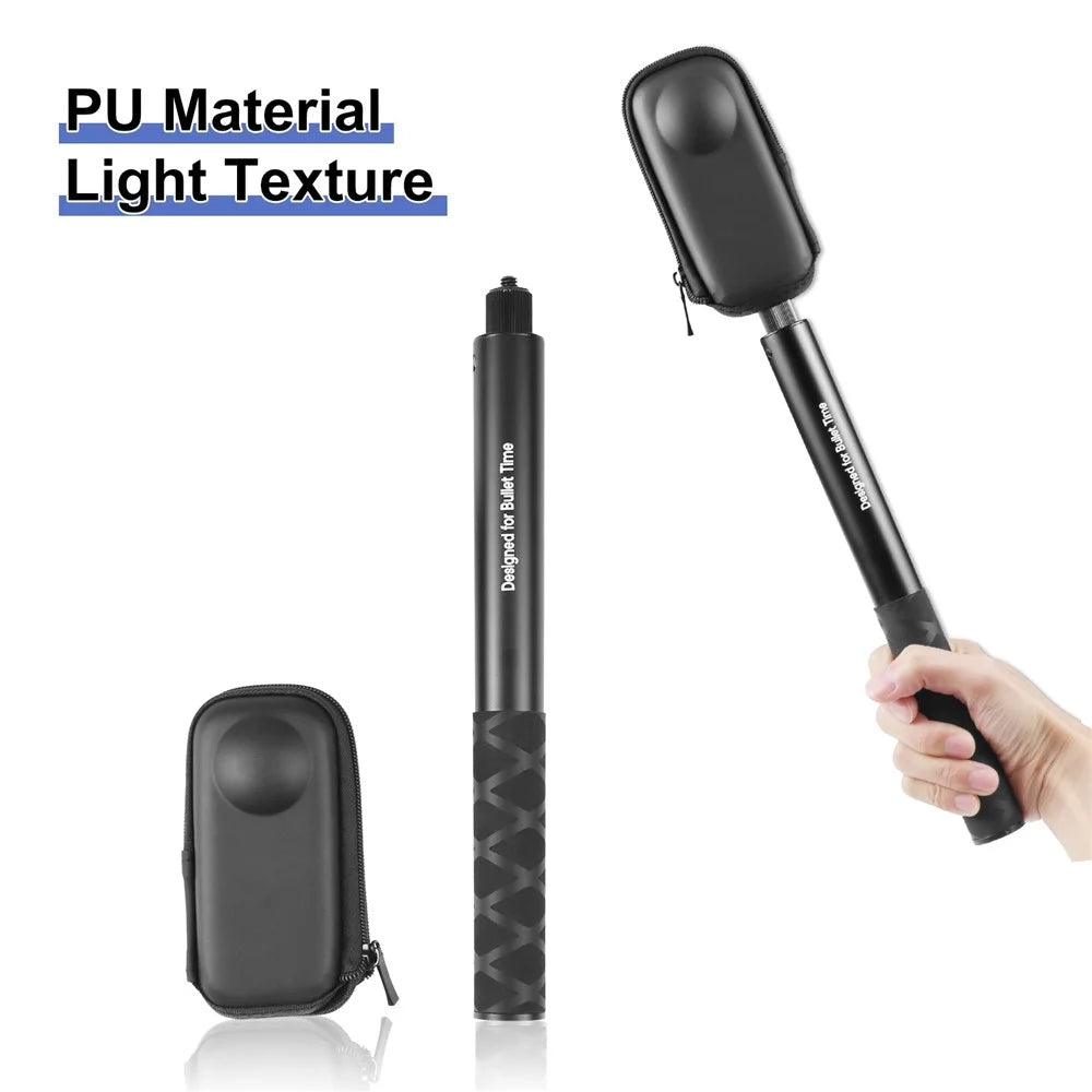 PULUZ PU821B For Insta360 X3 / X4 Air / ONE X2 Camera Storage Case Waterproof PU Leather Protective Bag - 6
