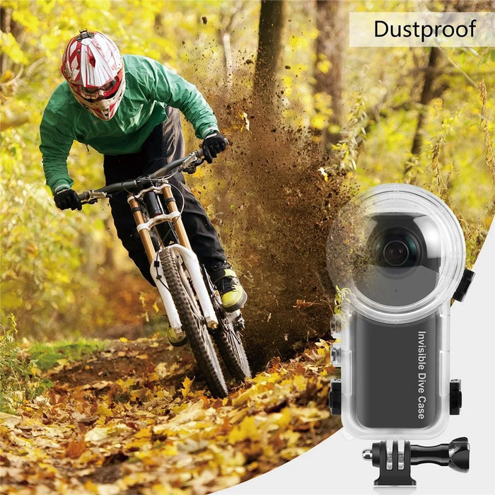 PULUZ PU890T For Insta360 X3 Invisible Diving Case 50m Underwater Waterproof Housing - 6