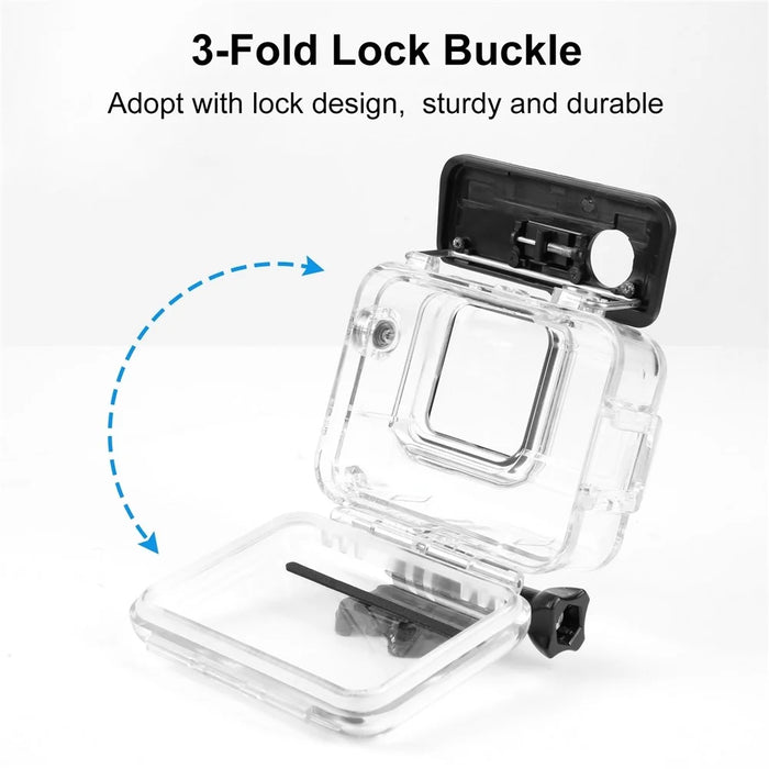 PULUZ PU964T For Insta360 Ace Pro Camera Waterproof Case 60m Underwater Housing - 5