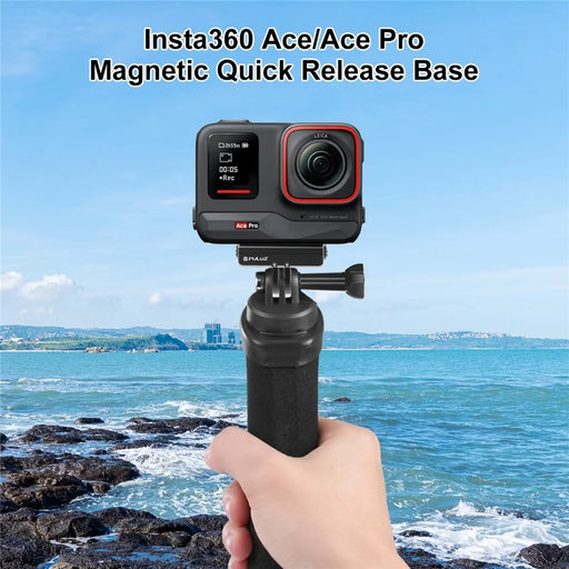 PULUZ PU965B For Insta360 Ace  /  Ace Pro  /  X3  /  One X2 Action Camera Magnetic Quick Release Mount 1 / 4 Inch Screw - 2