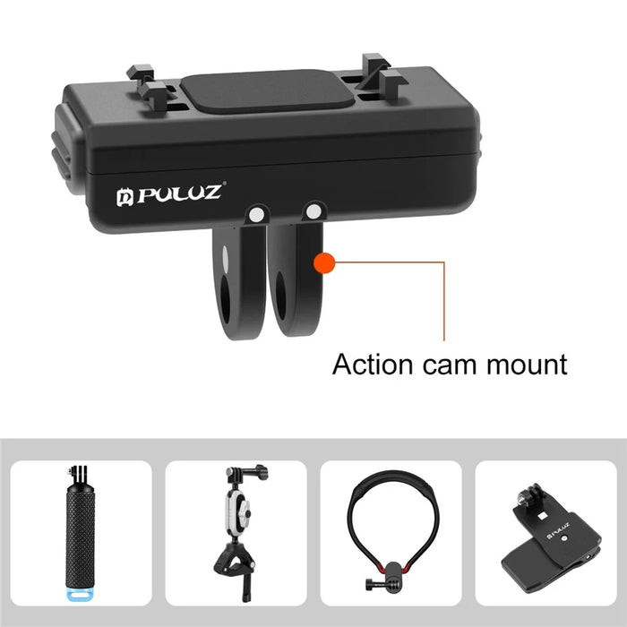 PULUZ PU965B For Insta360 Ace  /  Ace Pro  /  X3  /  One X2 Action Camera Magnetic Quick Release Mount 1 / 4 Inch Screw - 6