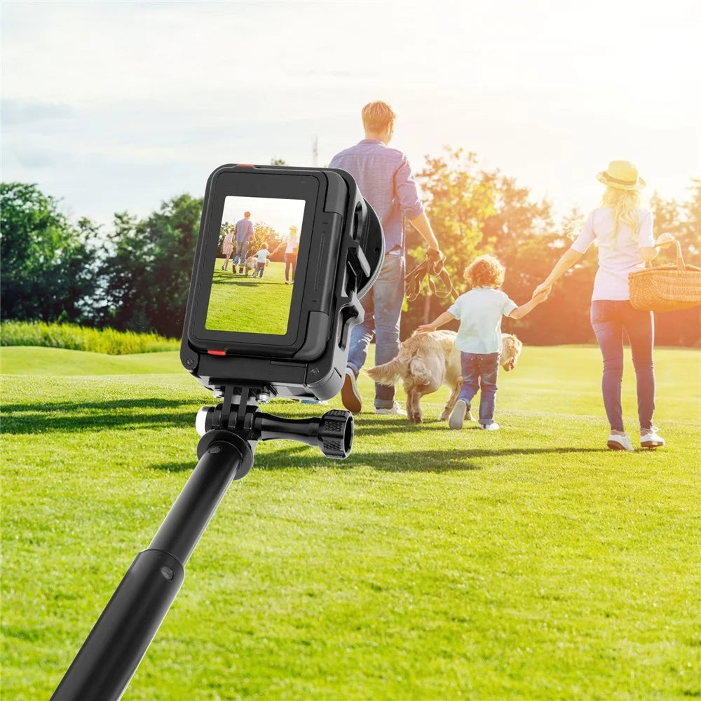 PULUZ PU966B For Insta360 Ace Pro  /  Ace Metal Protective Frame with 52mm UV Filter and Lens Cap - 6