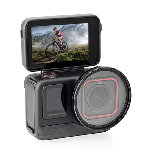 PULUZ PU969B For Insta360 Ace Pro Action Camera Lens Filter Ring Adapter with UV Filter + Lens Cap - 2