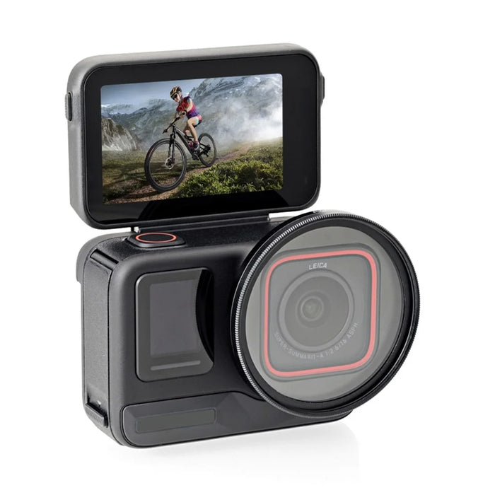 PULUZ PU969B For Insta360 Ace Pro Action Camera Lens Filter Ring Adapter with UV Filter + Lens Cap - 2