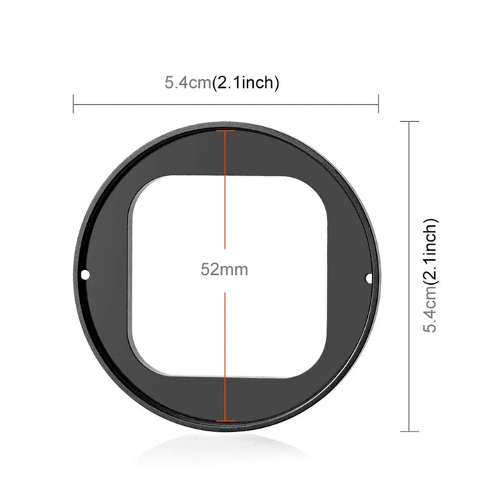 PULUZ PU969B For Insta360 Ace Pro Action Camera Lens Filter Ring Adapter with UV Filter + Lens Cap - 7