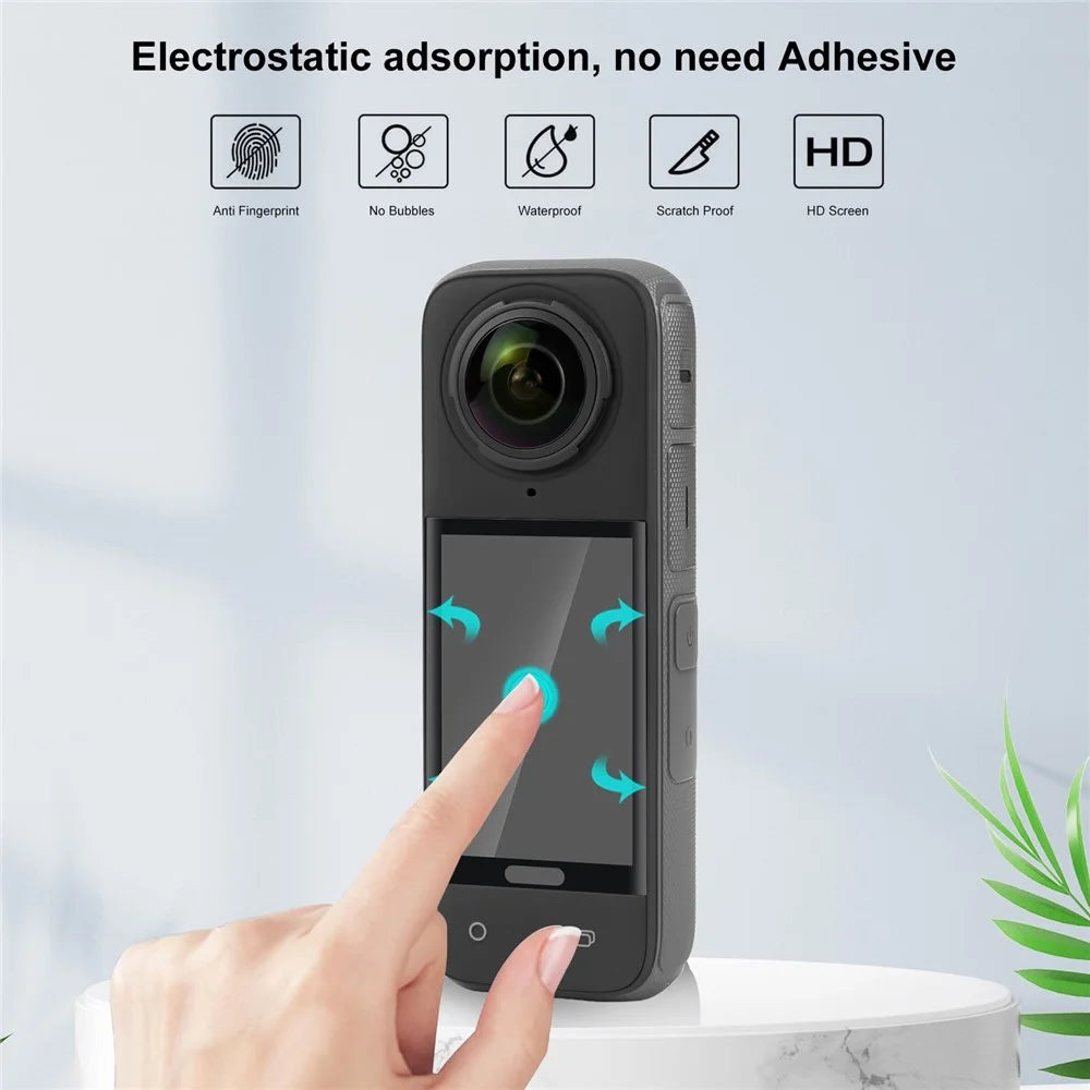 PULUZ PU976T For Insta360 X4 Screen Protector 0.15mm Tempered Glass HD Anti Scratch Film - 4