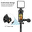 PULUZ PU979B For Insta360 X4 Action Camera Protective Frame PC Cold Shoe Mount Adapter - 4