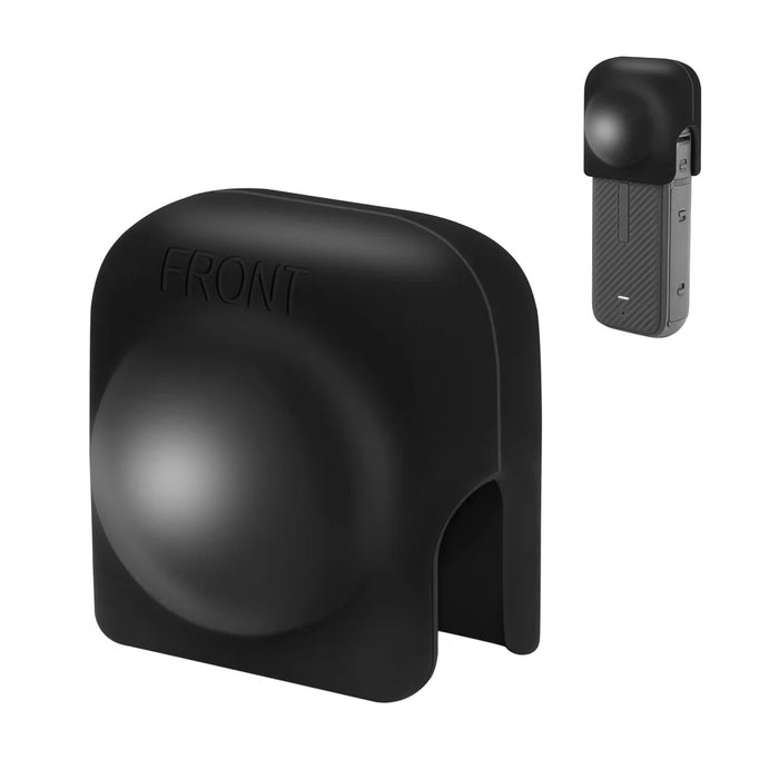 PULUZ PU980B For Insta360 X4 Camera Silicone Lens Protector Cap Dustproof Anti-Scratch Lens Cover - 1