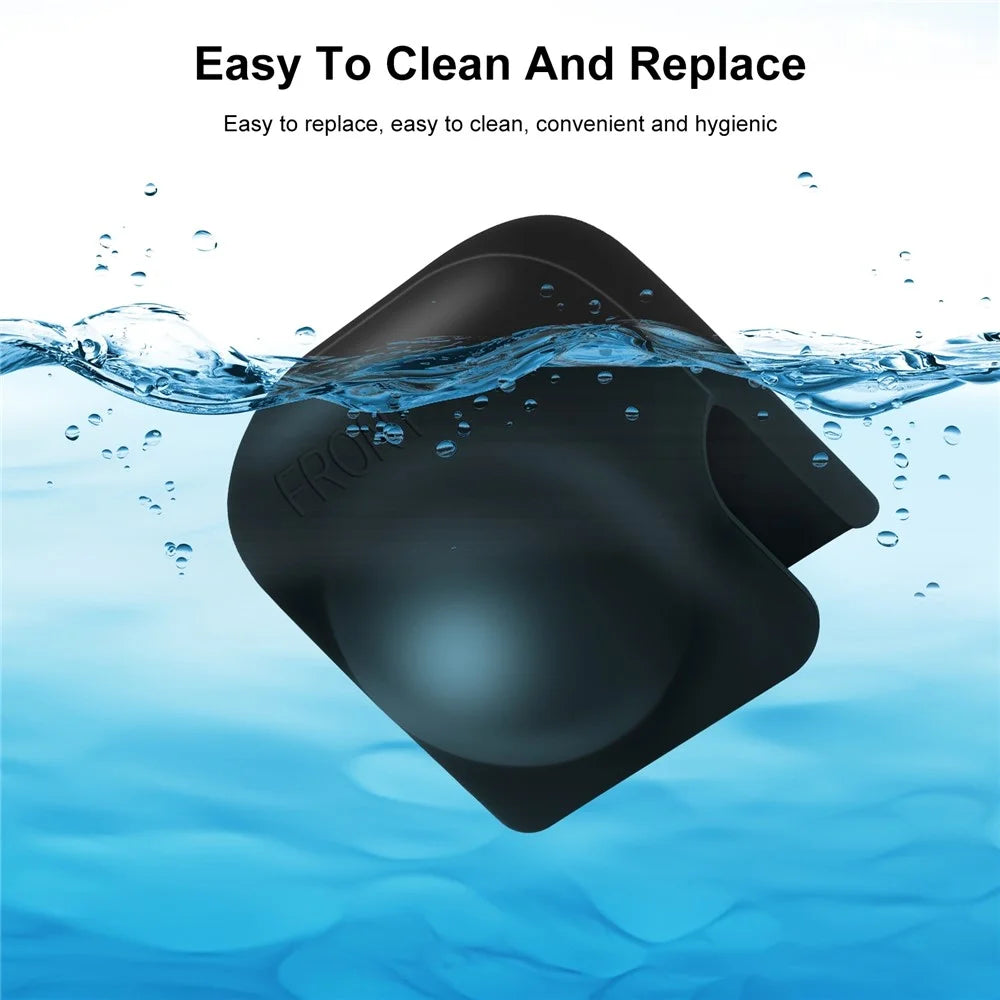 PULUZ PU980B For Insta360 X4 Camera Silicone Lens Protector Cap Dustproof Anti-Scratch Lens Cover - 7