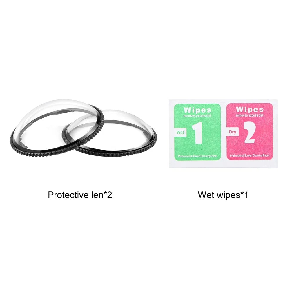 PULUZ PU988T 2Pcs For Insta360 X4  Lens Guards Rotatable Optical Hardened Glass Lens Protector - 7