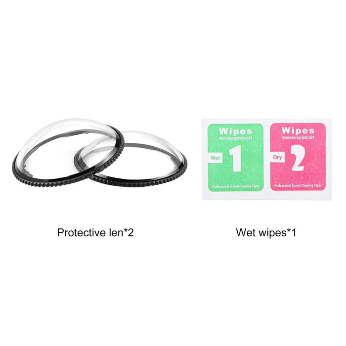 PULUZ PU988T 2Pcs For Insta360 X4  Lens Guards Rotatable Optical Hardened Glass Lens Protector - 7