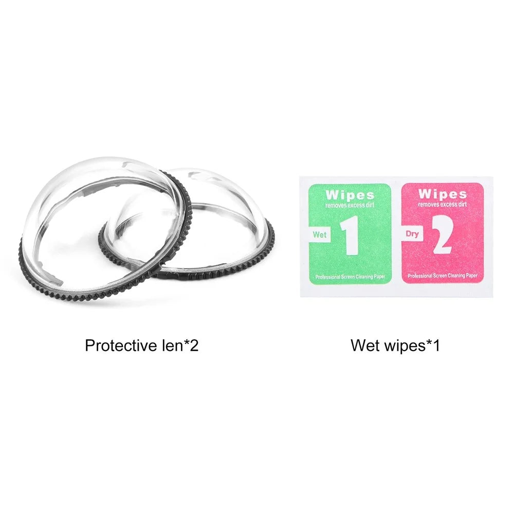 PULUZ PU989T 2Pcs For Insta360 X4 Lens Protector Rotatable PC Protective Cover Lens Guards - 7