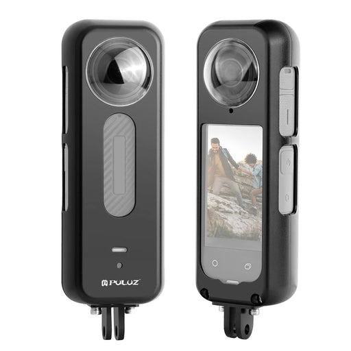 PULUZ PU990B For Insta360 X4 Metal Protective Case Frame Cage with Lens Protector Cooling Design - 2