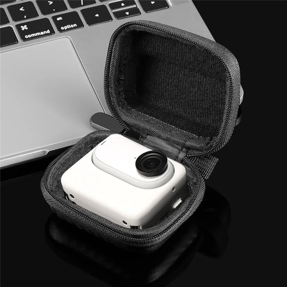 PULUZ PU944B For Insta360 GO 3 / GO 3S Case Carbon Fiber EVA Portable Storage Bag - 6