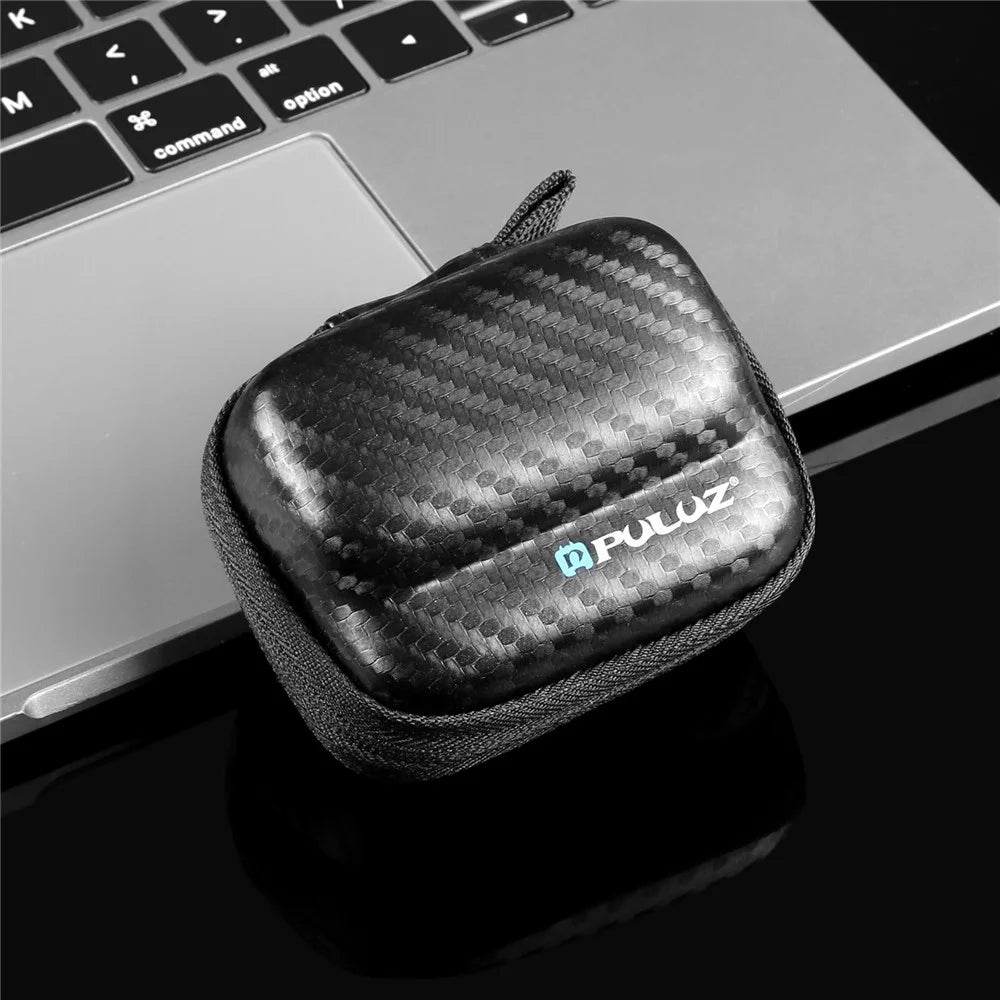 PULUZ PU944B For Insta360 GO 3 / GO 3S Case Carbon Fiber EVA Portable Storage Bag - 7