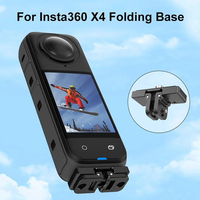 PULUZ PU721B For Insta360 X4 Quick Release Adapter Base 1 / 4 Inch Thread Foldable Connector - 2