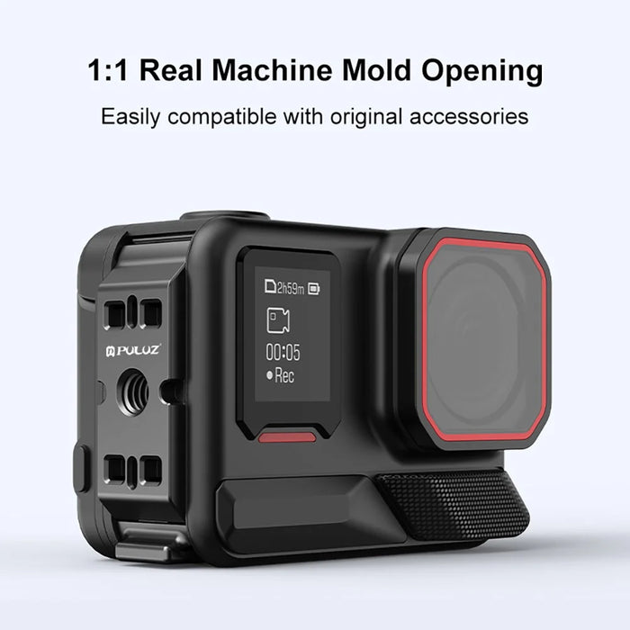 PULUZ PU738B For Insta360 Ace Pro 2 Aluminum Alloy Battery Side Cover Magnetic Quick Release Vertical Lid - 2