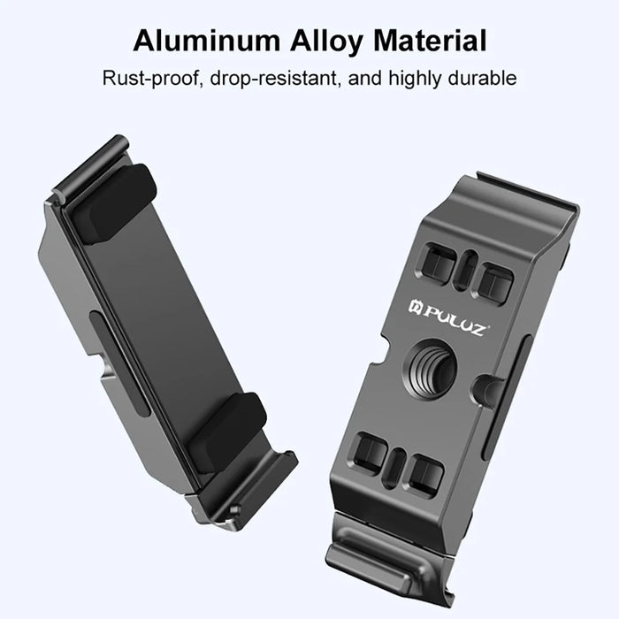 PULUZ PU738B For Insta360 Ace Pro 2 Aluminum Alloy Battery Side Cover Magnetic Quick Release Vertical Lid - 3