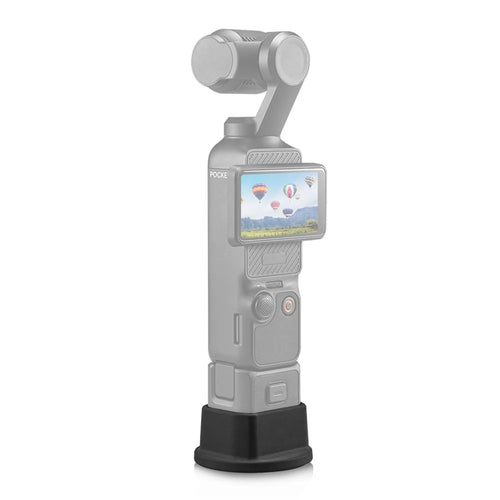 PULUZ PU893B For DJI Osmo Pocket 3 Base Silicone Anti-Slip Desktop Stand Camera Body Handle Mount - 1