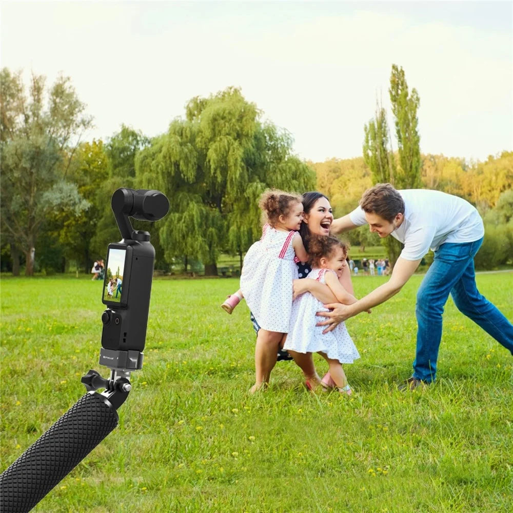 PULUZ PU897B For DJI Osmo Pocket 3 Charging Dock Adapter Base Aluminum Alloy Desktop Stand - 6
