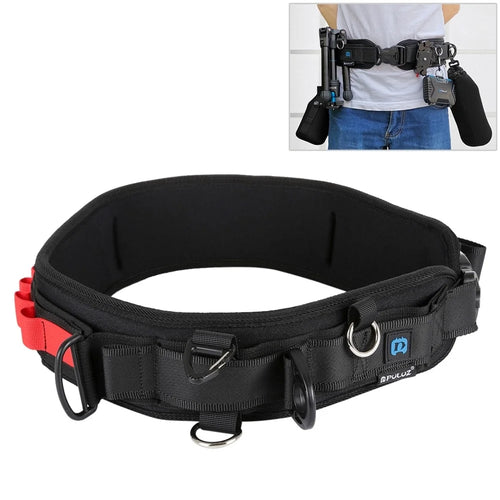 PULUZ PU234 For DSLR Camera Adjustable Waist Belt Climbing Photography Strap with Hooks - 1