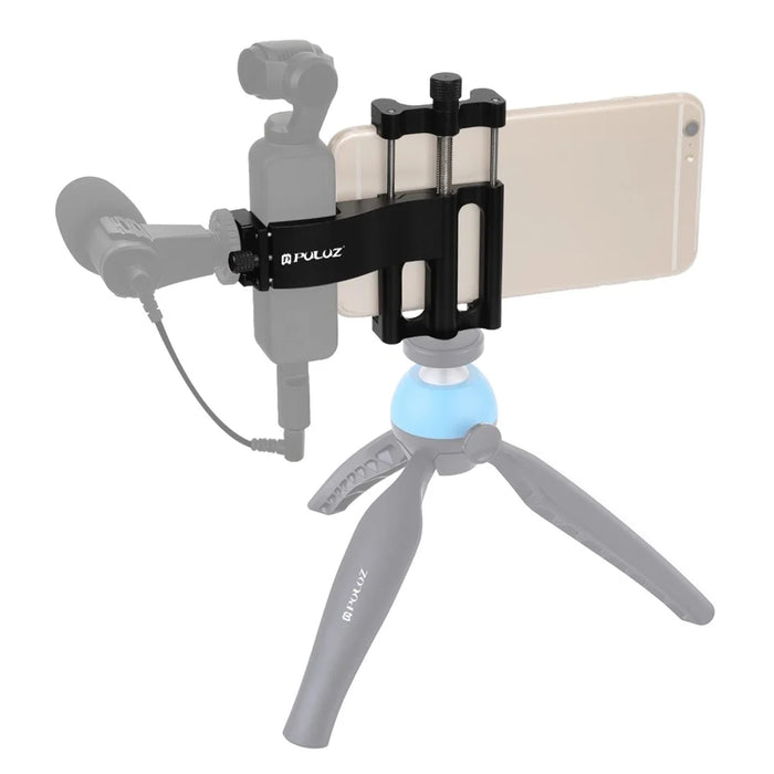PULUZ PU333 For DJI Osmo Pocket / Pocket 2 Camera Phone Holder Mount Aluminum Alloy Hand Grip Stand - 1