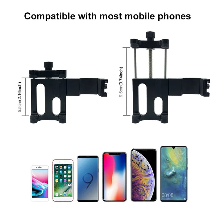 PULUZ PU333 For DJI Osmo Pocket / Pocket 2 Camera Phone Holder Mount Aluminum Alloy Hand Grip Stand - 5