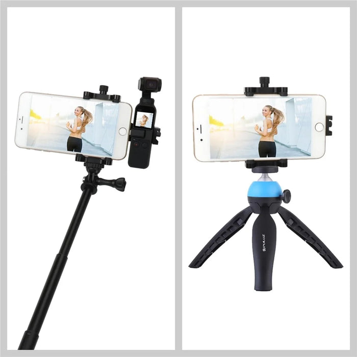 PULUZ PU333 For DJI Osmo Pocket / Pocket 2 Camera Phone Holder Mount Aluminum Alloy Hand Grip Stand - 6