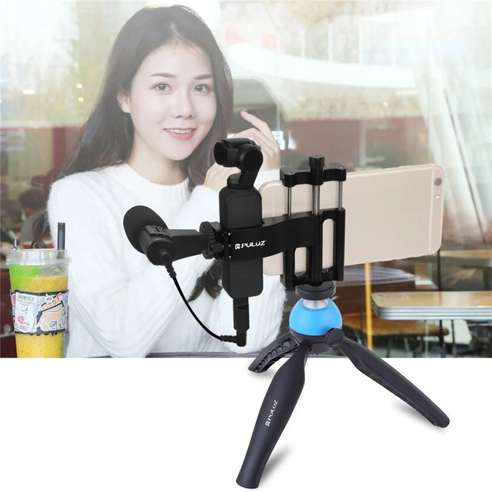 PULUZ PU333 For DJI Osmo Pocket / Pocket 2 Camera Phone Holder Mount Aluminum Alloy Hand Grip Stand - 7