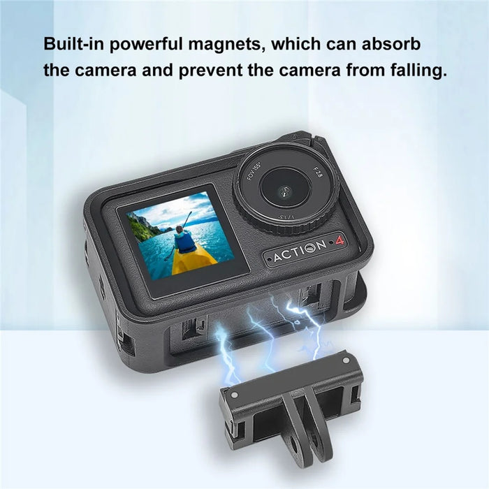 PULUZ PU934B For DJI Osmo Action 4  /  3 Magnetic Quick Release Adapter Base Expansion Mount for Selfie Stick / Tripod - 4