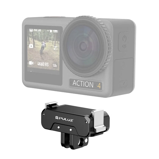 PULUZ PU995B For DJI Osmo Action 4  /  3 Magnetic Quick Release Metal Base Mount Compatible with Selfie Stick / Tripod - 1