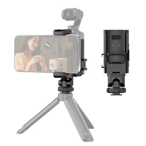 PULUZ PU726B For DJI Osmo Pocket 3 Phone Mount Holder Tripod Extension Protective Frame - 1