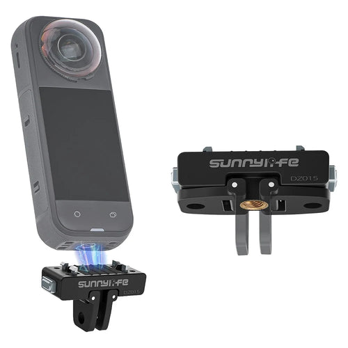 SUNNYLIFE DZ015 Magnetic Adapter for Insta360 X4 Air / X5 / Ace / Ace Pro 2 / Ace Pro Camera Foldable Buckle Mount - 1