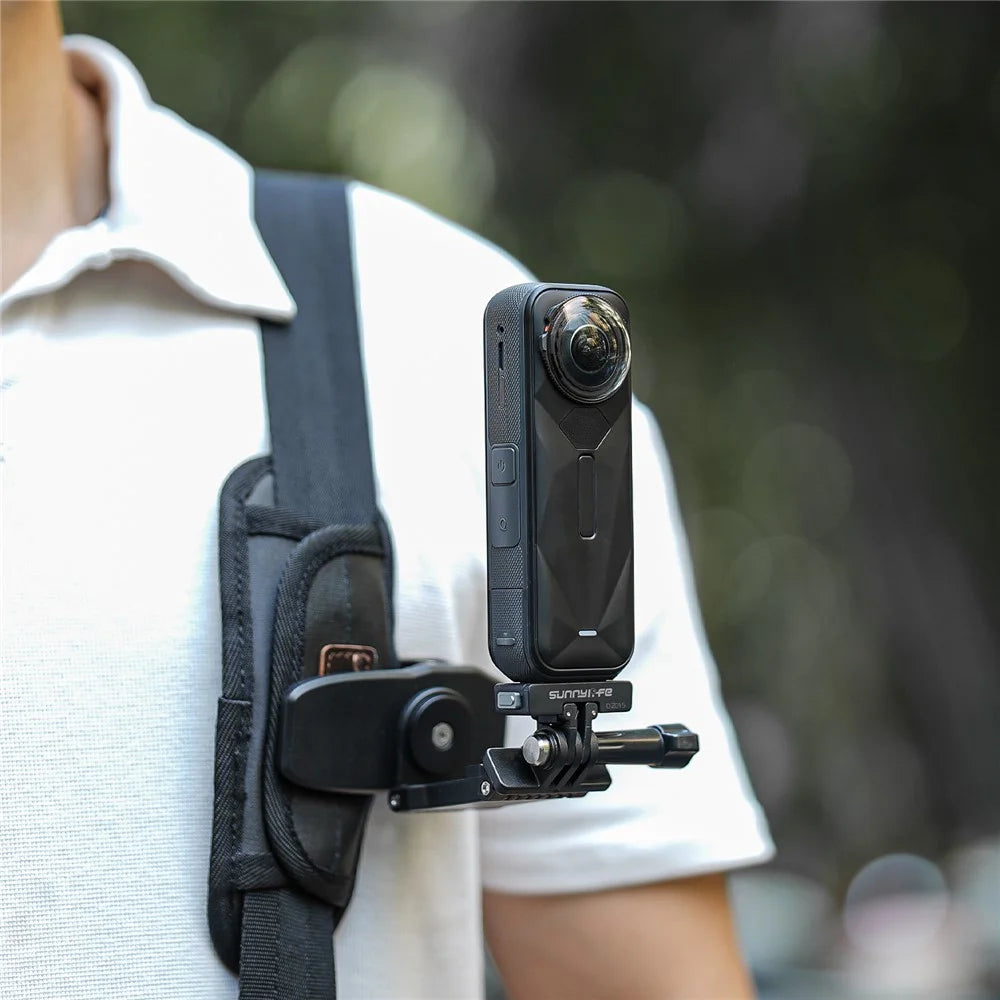 SUNNYLIFE DZ015 Magnetic Adapter for Insta360 X4 Air / X5 / Ace / Ace Pro 2 / Ace Pro Camera Foldable Buckle Mount - 3