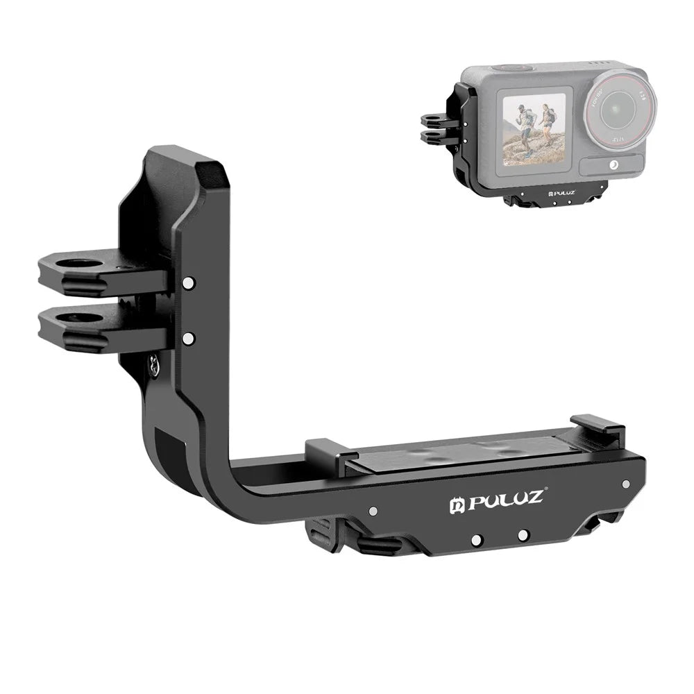 PULUZ PU768B For DJI Osmo Action 5 Pro  /  4 Dual Orientation Magnetic Quick Release Mount for Horizontal  /  Vertical Shooting - 1