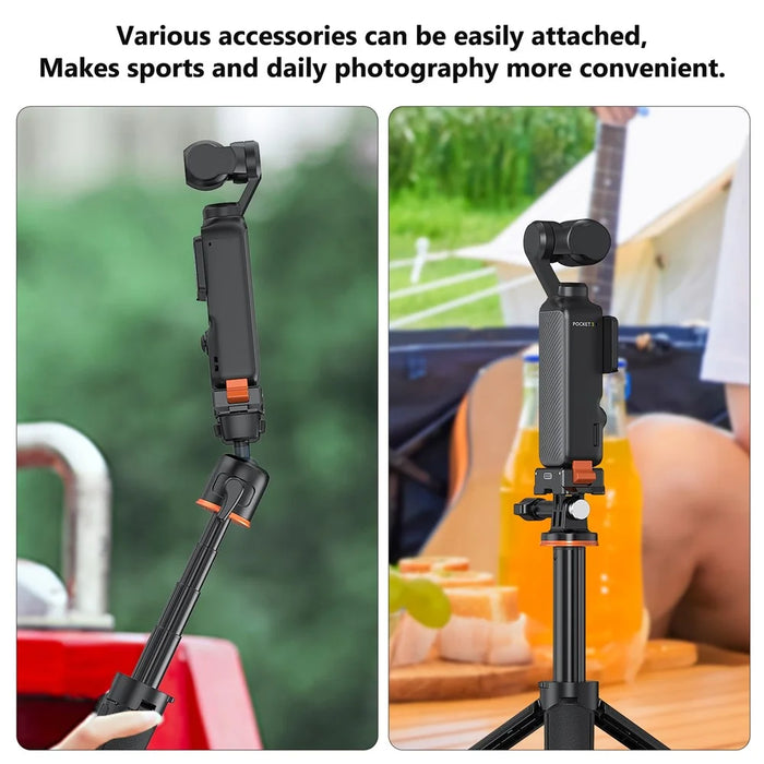 PULUZ PU734B For DJI Osmo Pocket 3 Type C Charging Base Quick Release Mount Adapter Camera Accessories - 7