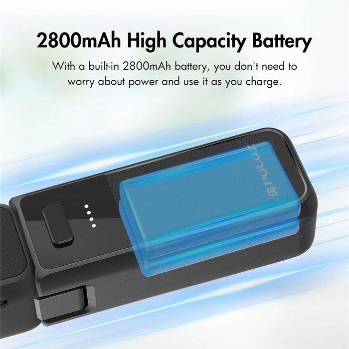 PULUZ PU957B For DJI Osmo Pocket 3 Extended Handle Grip 2800mAh Battery with USB-C Port - 3